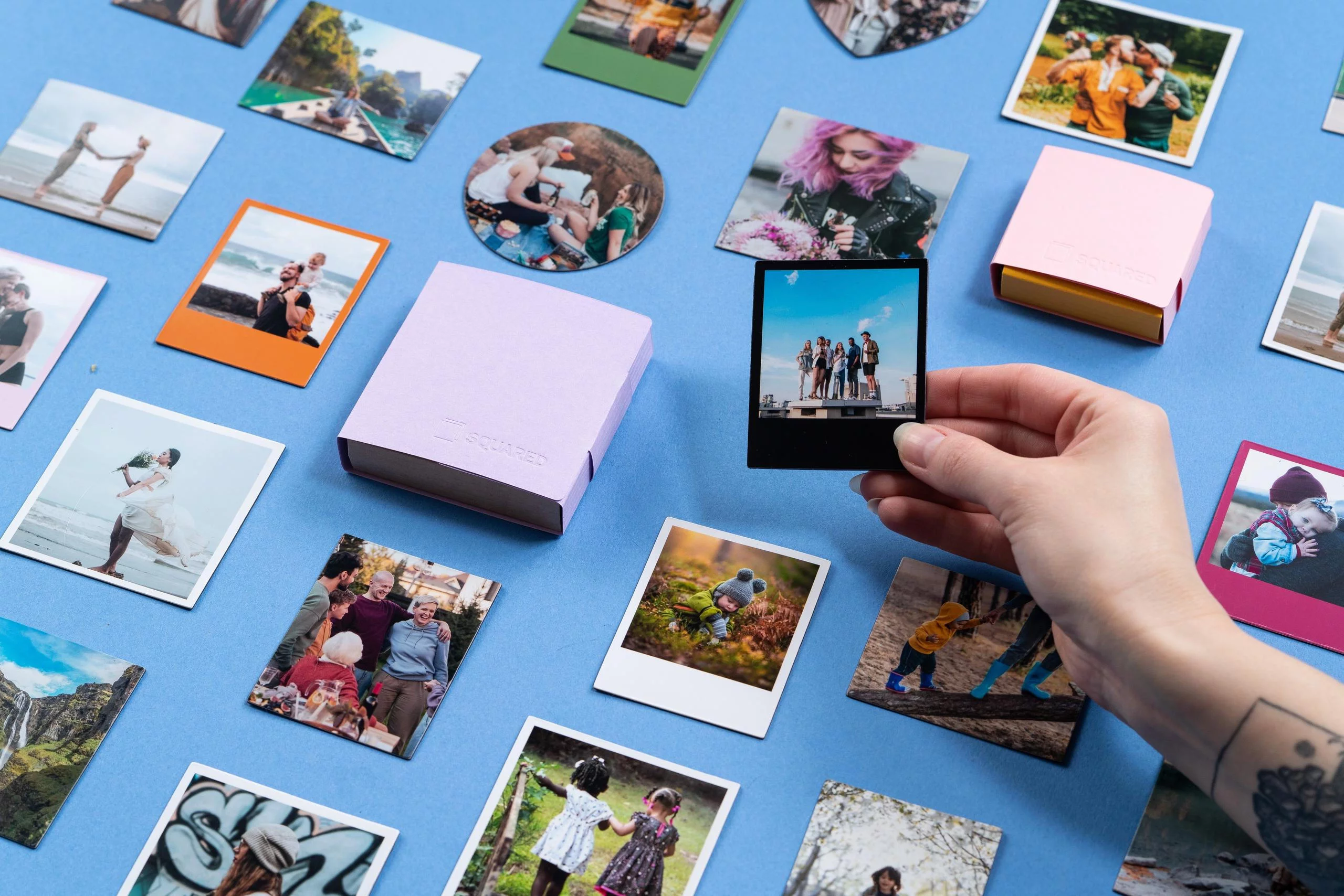 2” Square Photo Magnets - Set of 12