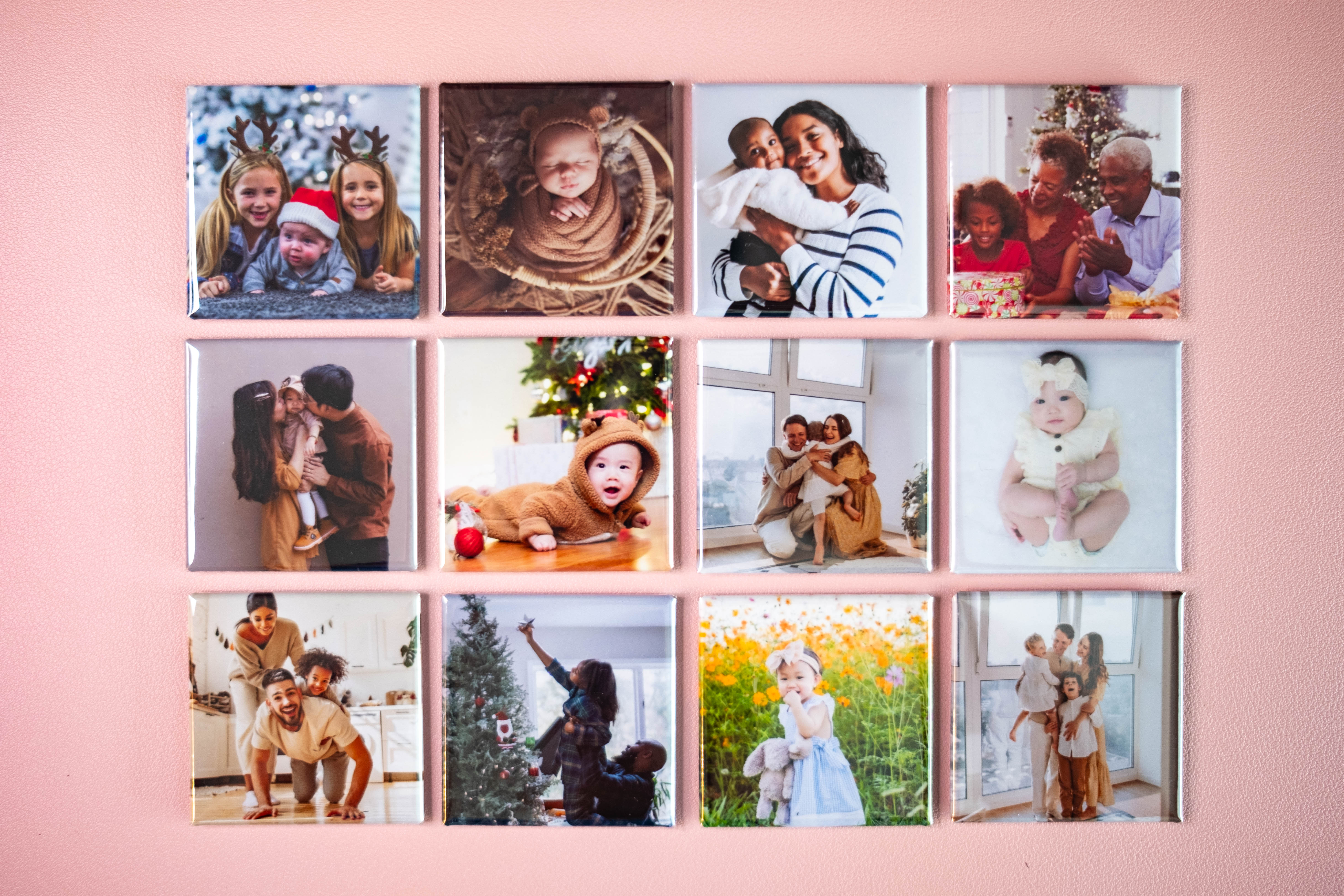 Custom 2x2 Square Photo Magnets - Set of 12