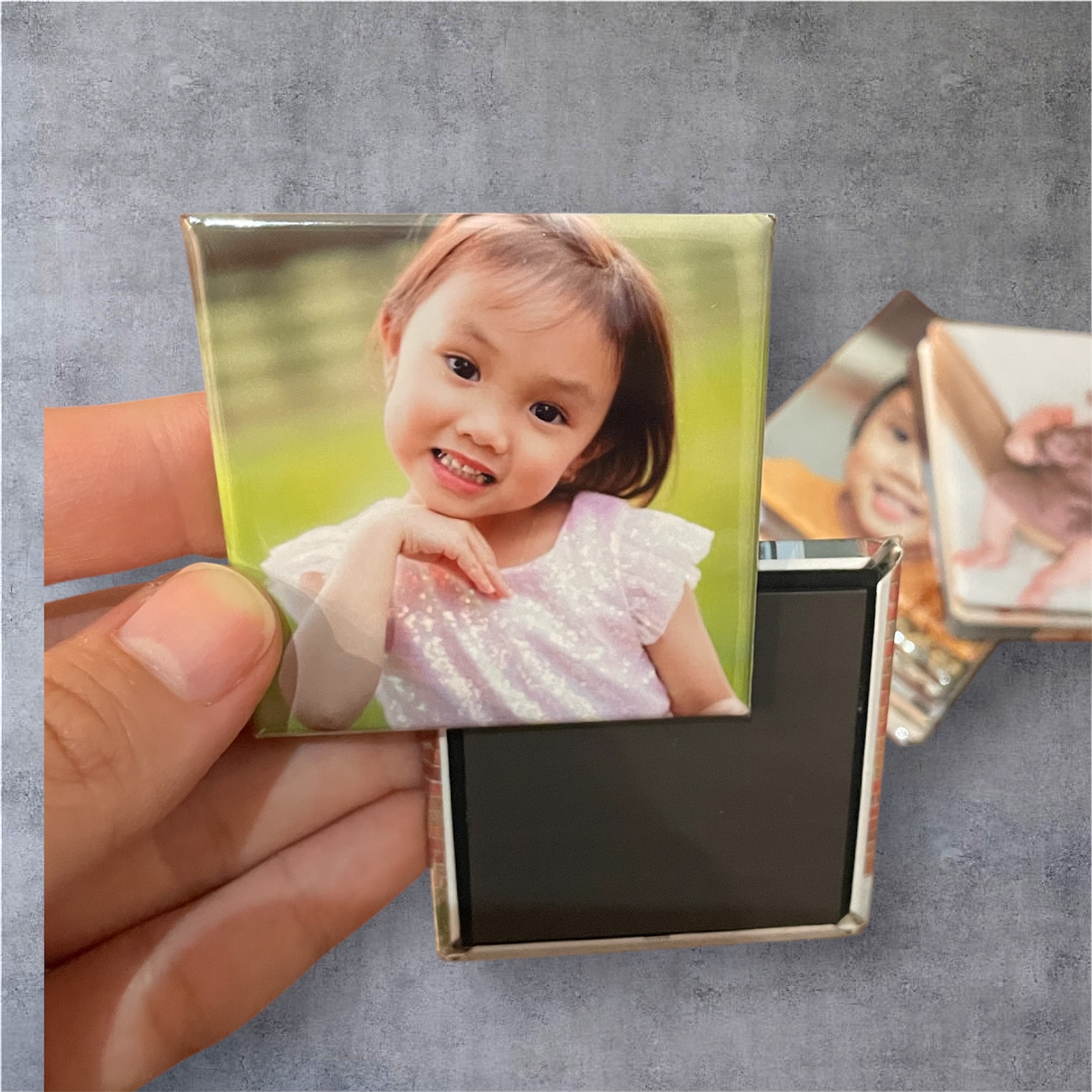 Custom 2x2 Square Photo Magnets - Set of 9 Thumbnail