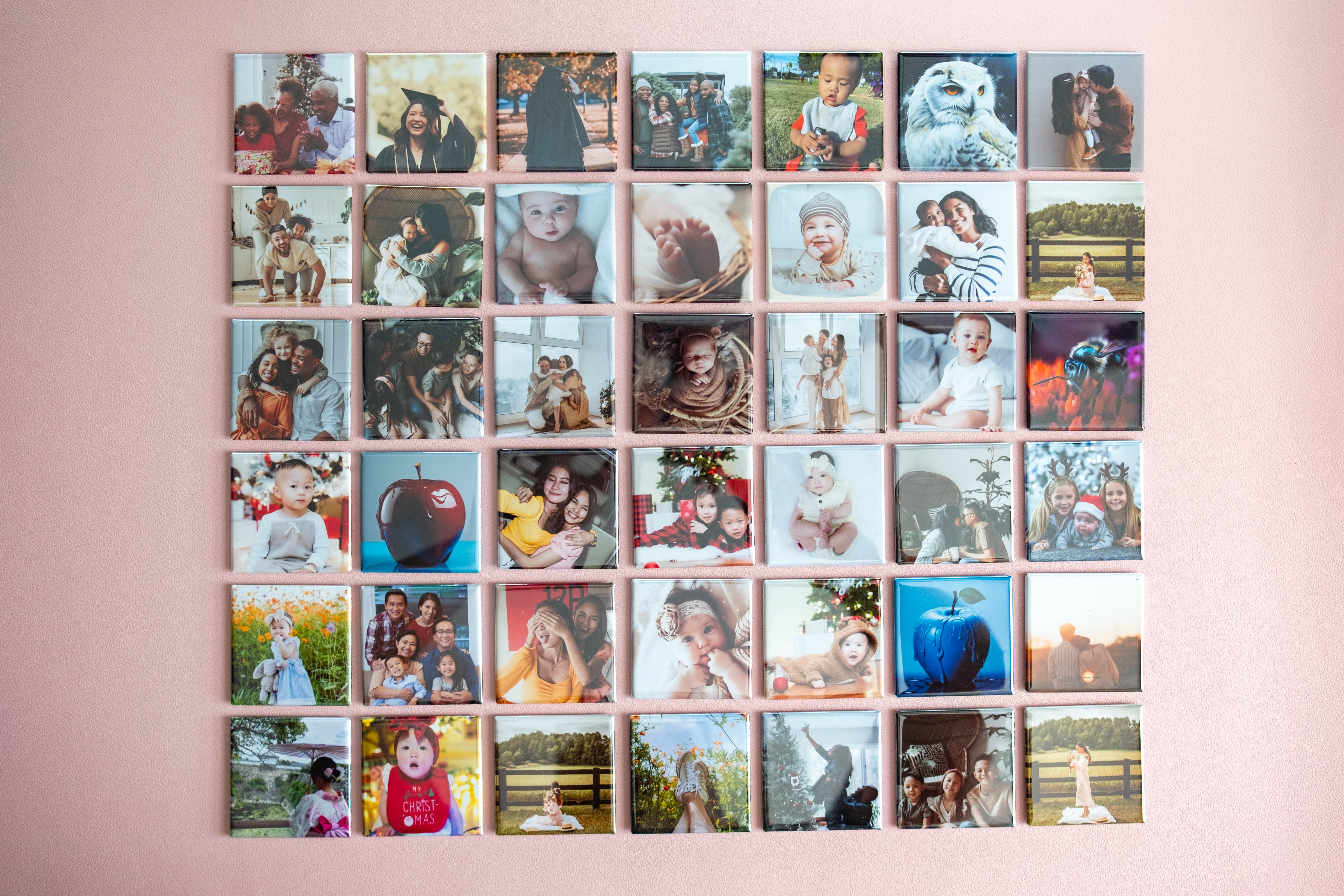 Custom 2x2 Square Photo Magnets - Set of 50